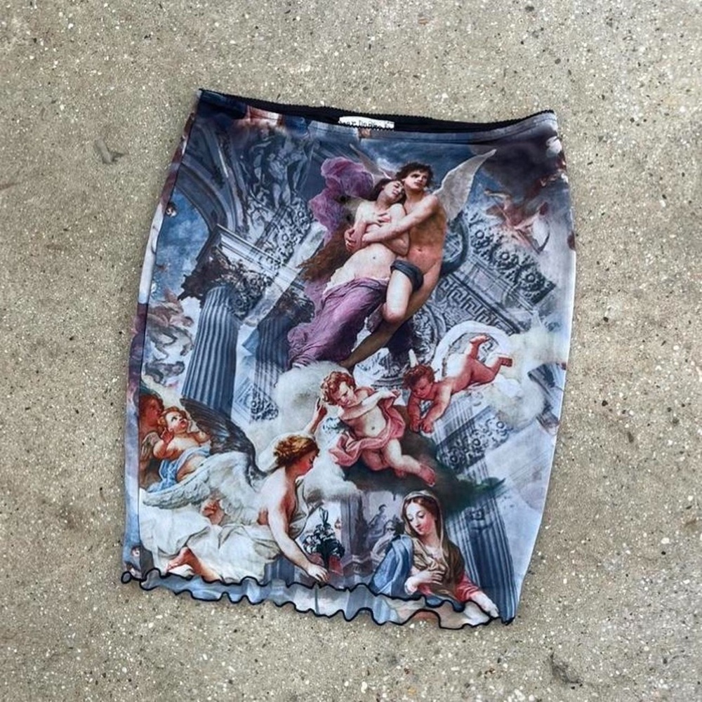 Dolls Kill Evangelical Mini Skirt